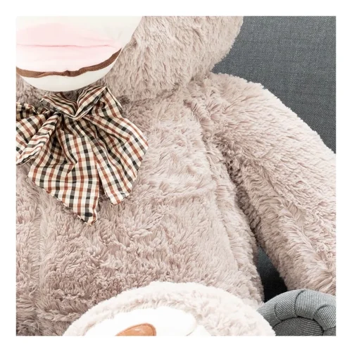 Large Teddy Bear, Soft Toy, 100 Cm, Grey, Bobo - Teddyway