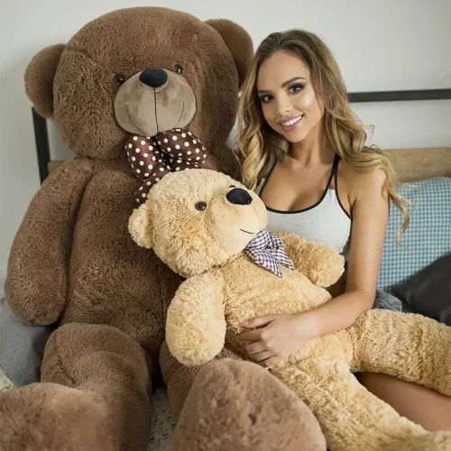 Большой плюшевый мишка, мягкая игрушка, 160 см, темно-коричневый, Nomo - Teddyway