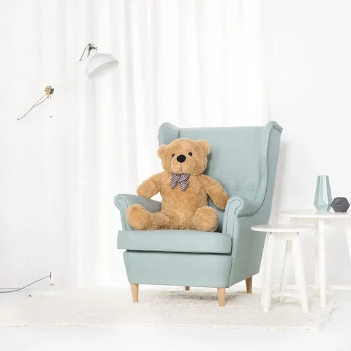 Большой плюшевый мишка, мягкая игрушка, 100 см, светло-коричневый, Popo - Teddyway