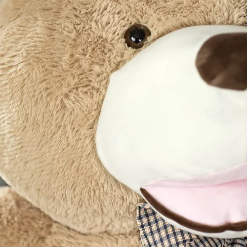 Didelis Pliušinis Meškiukas Meškinas, Minkštas Žaislas, 100 Cm, Šviesiai Rudas, Bobo - Teddyway