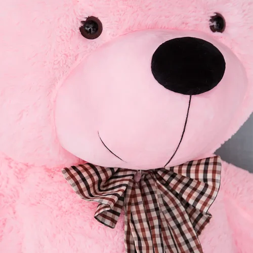 Большой плюшевый мишка, мягкая игрушка, 100 см, розовый, Popo - Teddyway