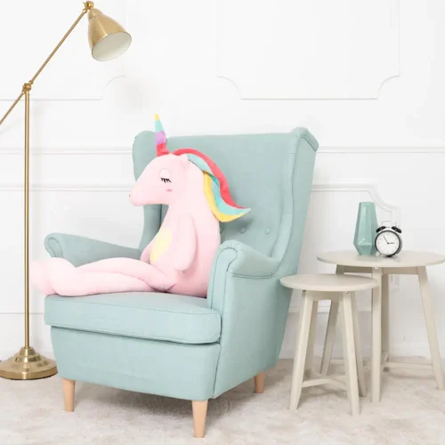 Large Plush Unicorn, Soft Toy, 120 Cm, Pink, Fefo - Teddyway