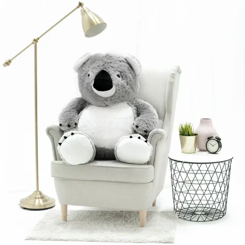 Большая плюшевая коала, мягкая игрушка, 100 см, серая, Koko - Teddyway