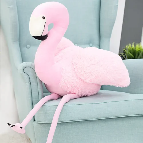 Didelis Pliušinis Flamingas, Minkštas Žaislas, 125 Cm, Rožinis, Fofo - Teddyway