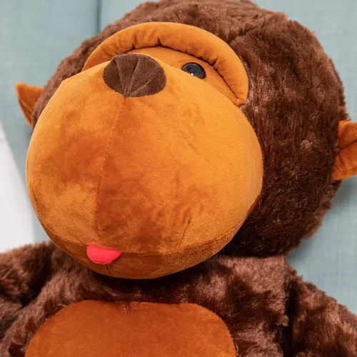 Плюшевая обезьянка, мягкая игрушка, 90 см, коричневая, Moko - Teddyway