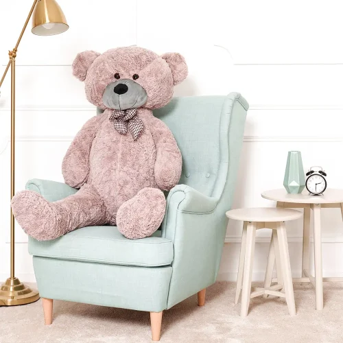 Большой плюшевый мишка, мягкая игрушка, 100 см, светло-коричневый, Popo - Teddyway