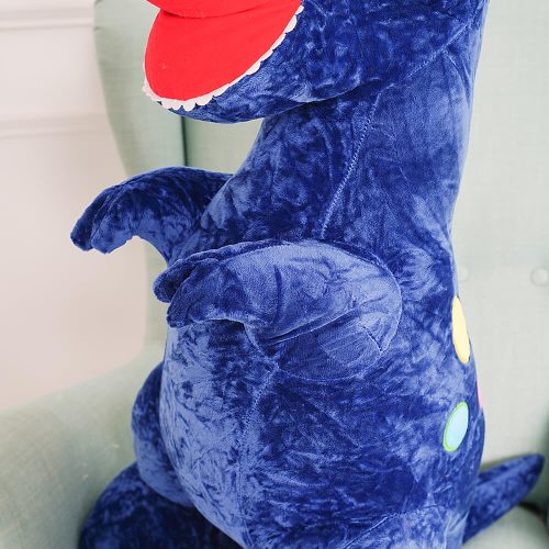 Large Plush Dinosaur, Soft Toy, 160 Cm, Blue, Gogo - Teddyway