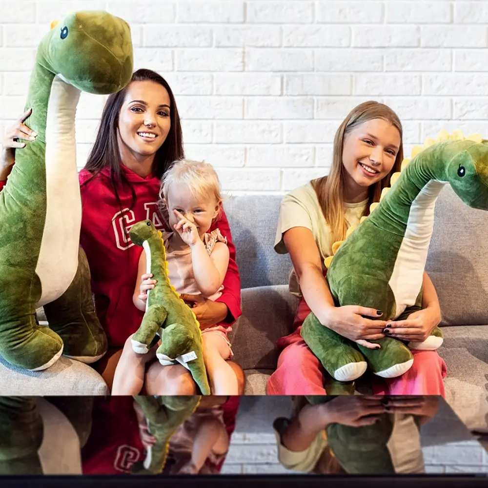 Большой плюшевый динозавр, мягкая игрушка, 150 см, зеленый, Tobo - Teddyway