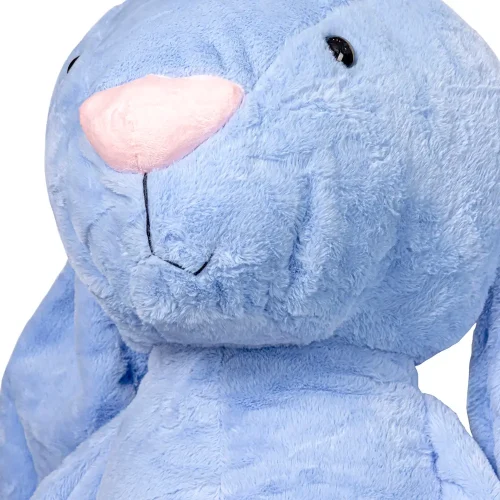 Большой плюшевый зайчик, мягкая игрушка, 160 см, синий, Bani - Teddyway