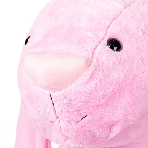 Большой плюшевый зайчик, мягкая игрушка, 160 см, темно-розовый, Bani - Teddyway