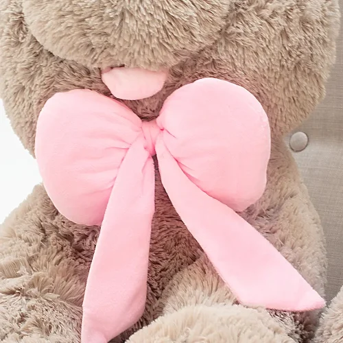Большой плюшевый кролик, мягкая игрушка, 190 см, серый, вуни - Teddyway