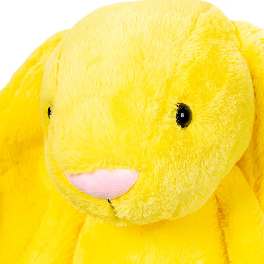 Большой плюшевый зайчик, мягкая игрушка, 120 см, желтый, Bani - Teddyway