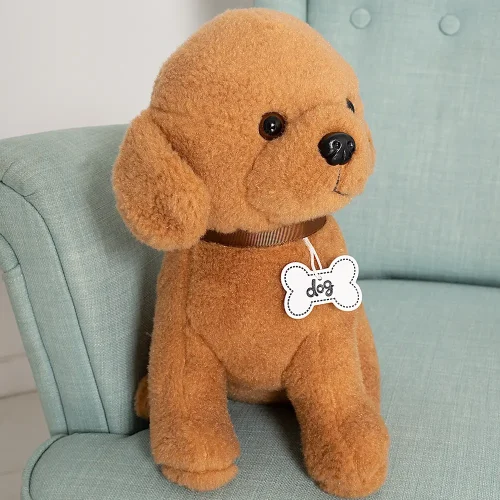 Мягкая плюшевая игрушка в виде пуделя, 30 см, коричневая, Pudi - Teddyway