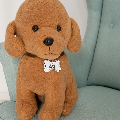 Мягкая плюшевая игрушка в виде пуделя, 40 см, коричневая, Pudi - Teddyway