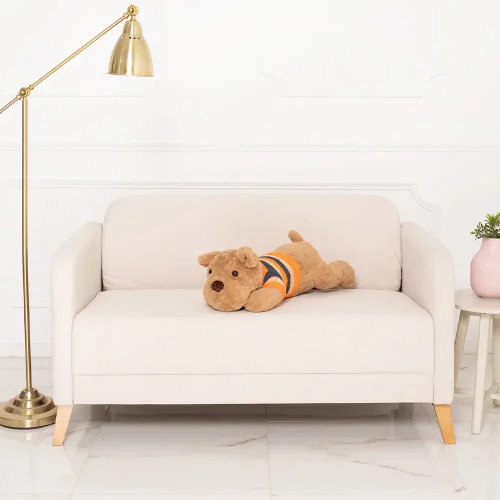 Мягкая плюшевая собачка, 70 см, белая, Dami - Teddyway