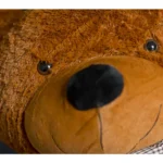 Didelis Pliušinis Meškiukas Meškinas, Minkštas Žaislas, 130 Cm, Tamsiai Rudas, Popo - Teddyway