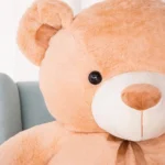 Didelis Pliušinis Meškiukas Meškinas, Minkštas Žaislas, 100 Cm, Šviesiai Rudas, Toto - Teddyway