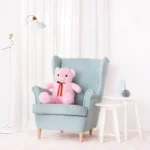 Didelis Pliušinis Meškiukas Meškinas, Minkštas Žaislas, 100 Cm, Šviesiai Rudas, Toto - 100 cm, Pink - Teddyway