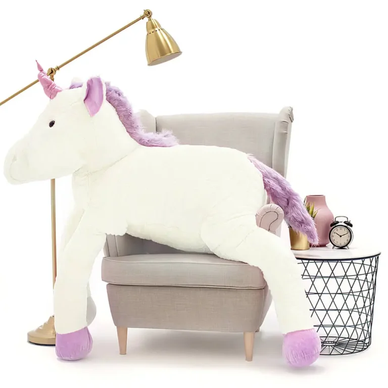 Pliušinis Vienaragis, Minkštas Žaislas, 70 Cm, Rožinis, Soso - Teddyway