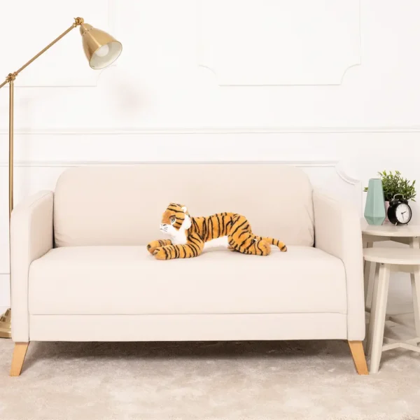 Pliušinis Tigras, Minkštas Žaislas, 70 Cm, Geltonas, Tino - Teddyway