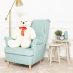 Didelis Pliušinis Meškiukas Meškinas, Minkštas Žaislas, 100 Cm, Tamsiai Rudas, Nomo - 100 cm, White - Teddyway