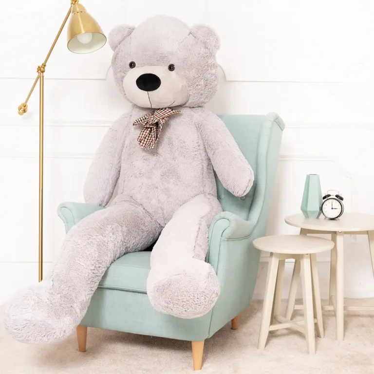 Didelis Pliušinis Meškiukas Meškinas, Minkštas Žaislas, 100 Cm, Šviesiai Rudas, Popo - Teddyway