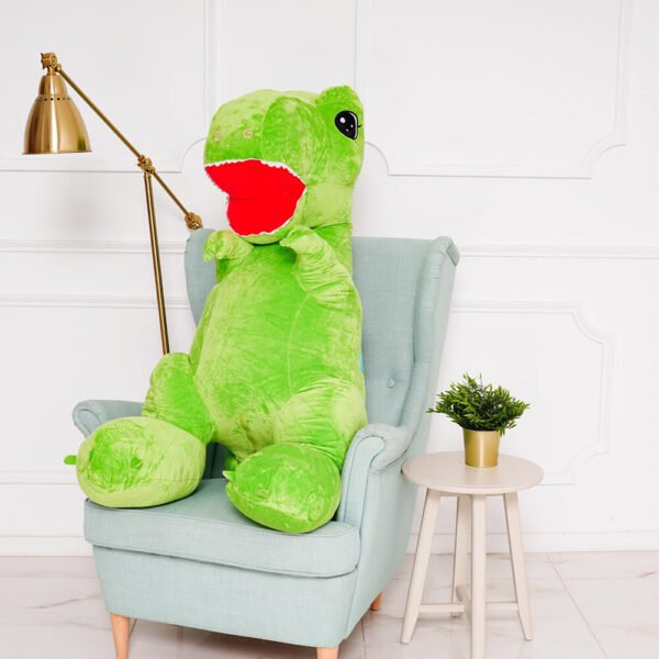 Didelis Pliušinis Dinozauras, Minkštas Žaislas, 160 Cm, Žalias, Gogo - Teddyway