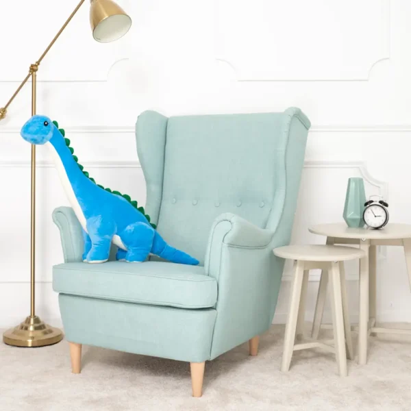 Pliušinis Dinozauras, Minkštas Žaislas, 80 Cm, Mėlynas, Tobo - Teddyway